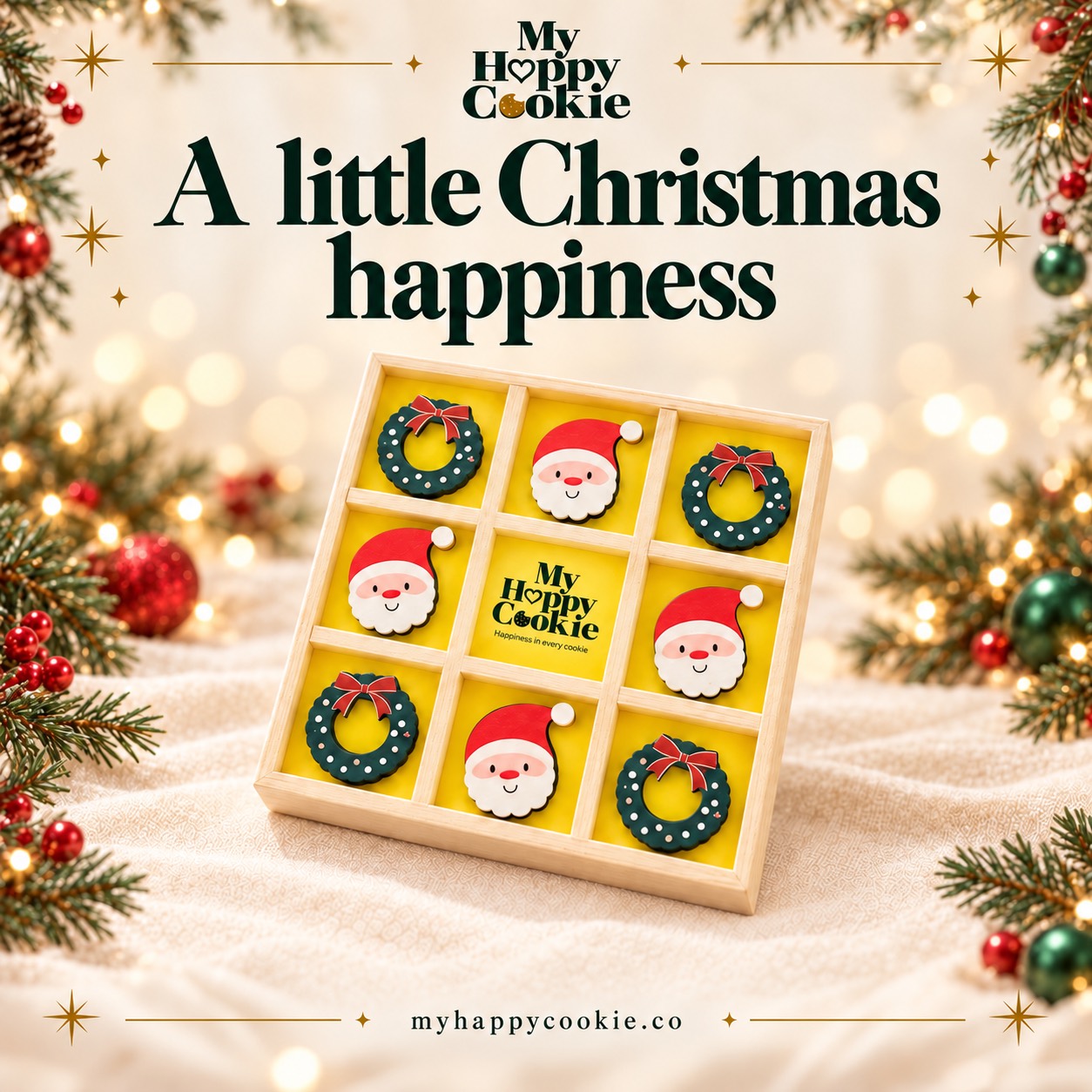 Christmas Tic-Tac-Toe Gift Set