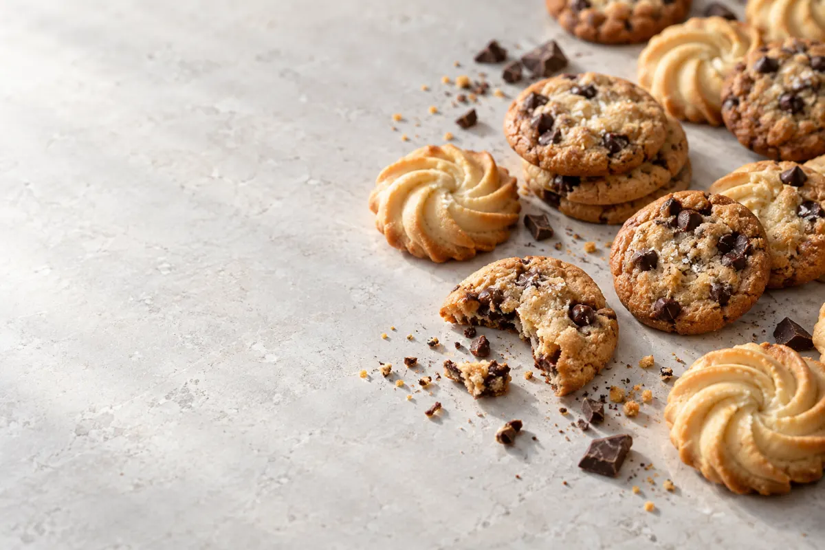 Cookies and thoughtful gifts arranged for sharing